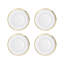 Domo Gold Porcelain Dinner Plate-14058507