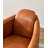 Clubhouse Genuine Leather Lounge Barrel Chair-113299283