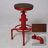 Dicle Swivel Solid Wood Adjustable Height Bar Stool-1831277801-1818652456