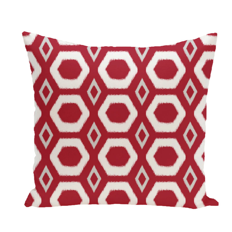 Geometric Reversible Throw Pillow, 20" H x 20" W x 7" D, Formula One
