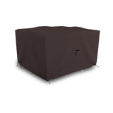 Covers & all Outdoor Square Table & Chair Set Cover, 1000D PVC-Coated Heavy Duty Waterproof Patio Furniture Cover, UV & Tear-Resistant with Air Vents & Drawstrings