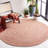 Jarid Natural Fiber Hand Loomed Wool/Jute Rug in Pink/Natural-1458430654