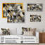 Luciana Exploration Golden Symmetry III abstraite sur toile-88519481-88519487