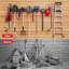 Étagère de rangement pour outils 4 pièces, outil de fixation murale robuste-1193285869