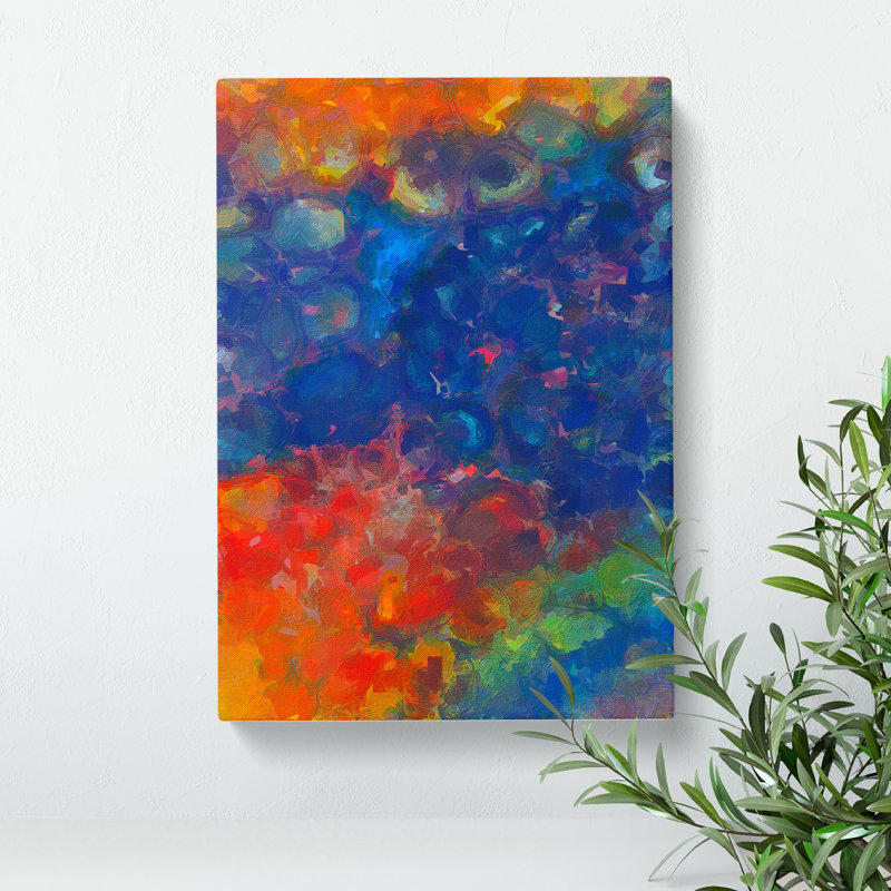XC1022-4662X Tide Abstract - Wrapped Canvas Print, 60cm H x 40cm W x 3cm D