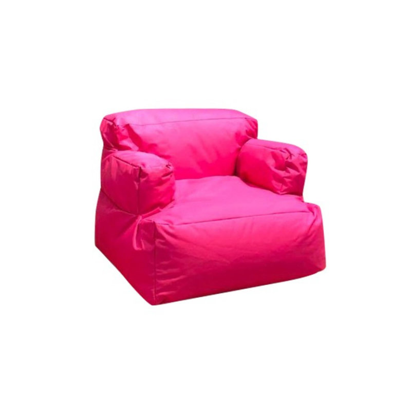 Fauteuil à billes, Polyester rose