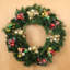 Ensemble de 24 décorations de Noël à paillettes dorées 7 pouces (ensemble de 24)