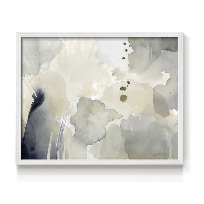 Bergamote séchée dans la brume IV - Reproduction encadrée - Restickable, H 11 po x l 14 po, Blanc