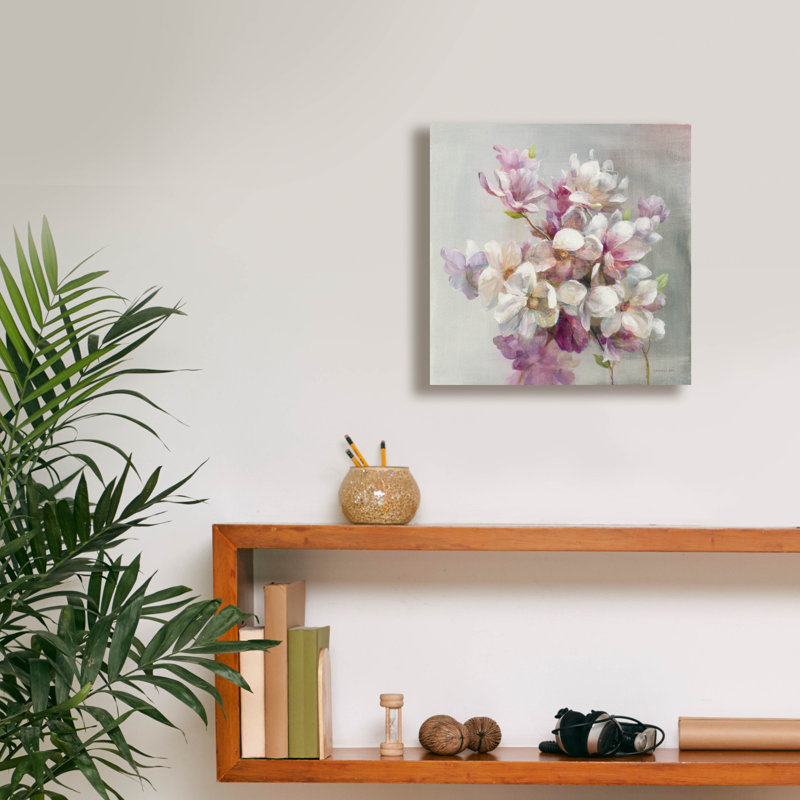 'Sweet Magnolia' by Danhui Nai Canvas Wall Art, 12'' H x 12'' W