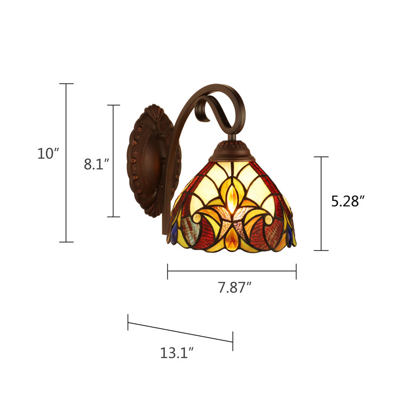 Victorian Steel Armed Sconce
