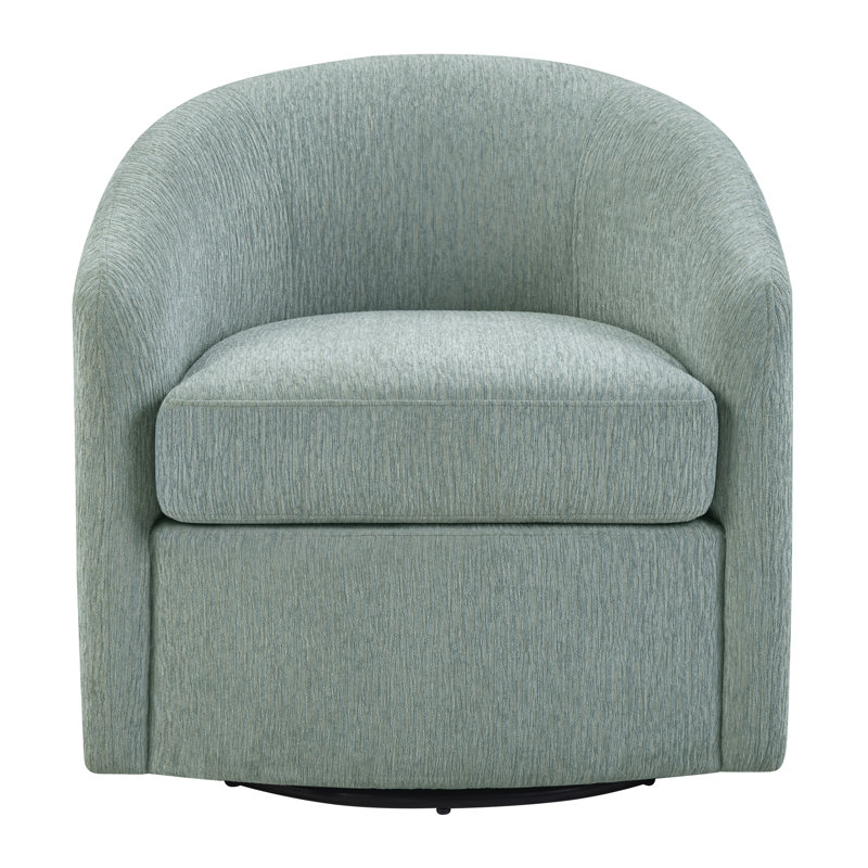 Sandiso Barrel Swivel Chair, Mist