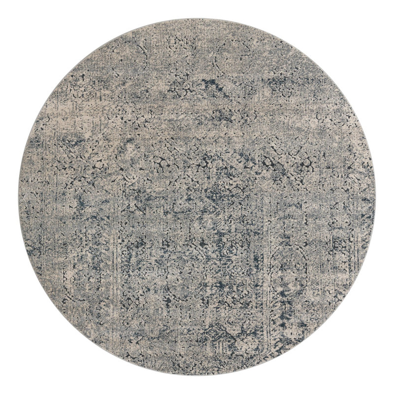 Corteney Oriental Indoor Rug, Round 7'1"