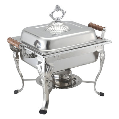 CAC Stainless Welsh Chafer Square 4QT