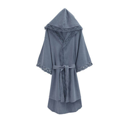 Peignoir Bosel 100% coton éponge neutre au-dessus du genou avec poches