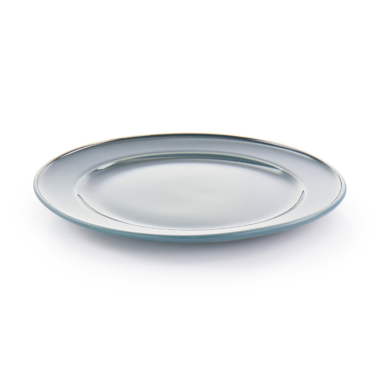 Martha Stewart Portillo 12 Piece Reactive Stoneware Dinnerware  Set - Blue: Dinnerware Sets