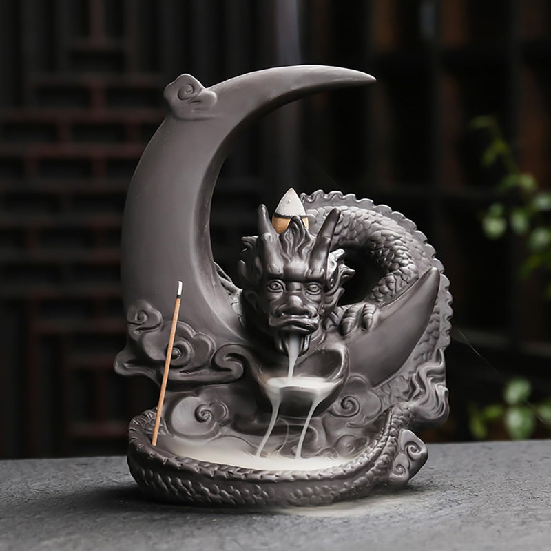Moon Dragon Incense Burner