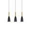 Christiansen 3 - Light Black Kitchen Island Pendant