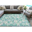 Tapis bleu touffeté à la main Vogt-22802984