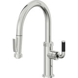 Descanso Kitchen Pull-Down Kitchen Faucet with Squeeze Sprayer - Low Arc Spout