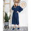 LOTUS LINEN - Peignoir léger en kimono gaufré-60579770-60579765