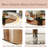 35-Inch Round Glass Dining Table