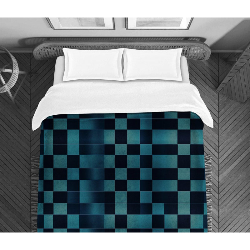 Polyester Checkered Comforter, Twin Comforter