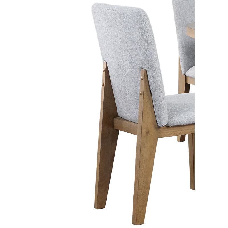 Ensemble de 2 chaises de salle à manger en lin 19 po