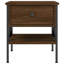 Tahnaout 40cm W Iron Bedside Table-135005045-169839290