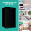 Réfrigérateur compact avec congélateur Koolatron, 3,2 pi cu, noir