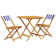 Cordero 2 - Person Wood Patio Dining Set with Square Table