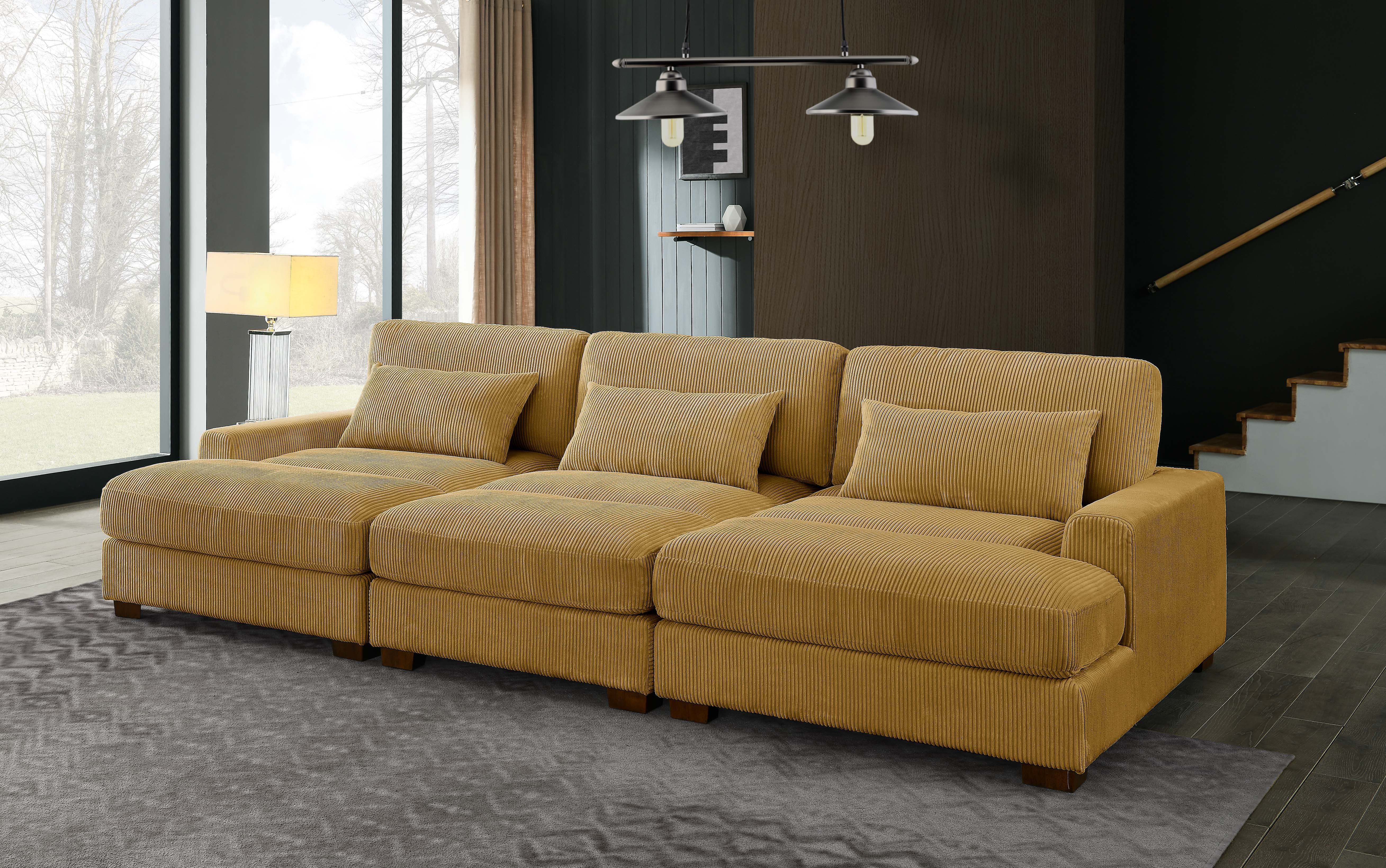 Wade Logan® 127.5'' Upholstered Sofa & | Wayfair