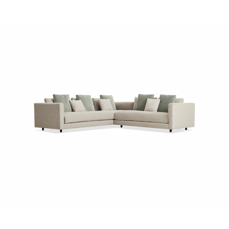 Hands Down Sectional, Right Hand Facing, Tofte Navy, Tofte Navy Polyester Blend