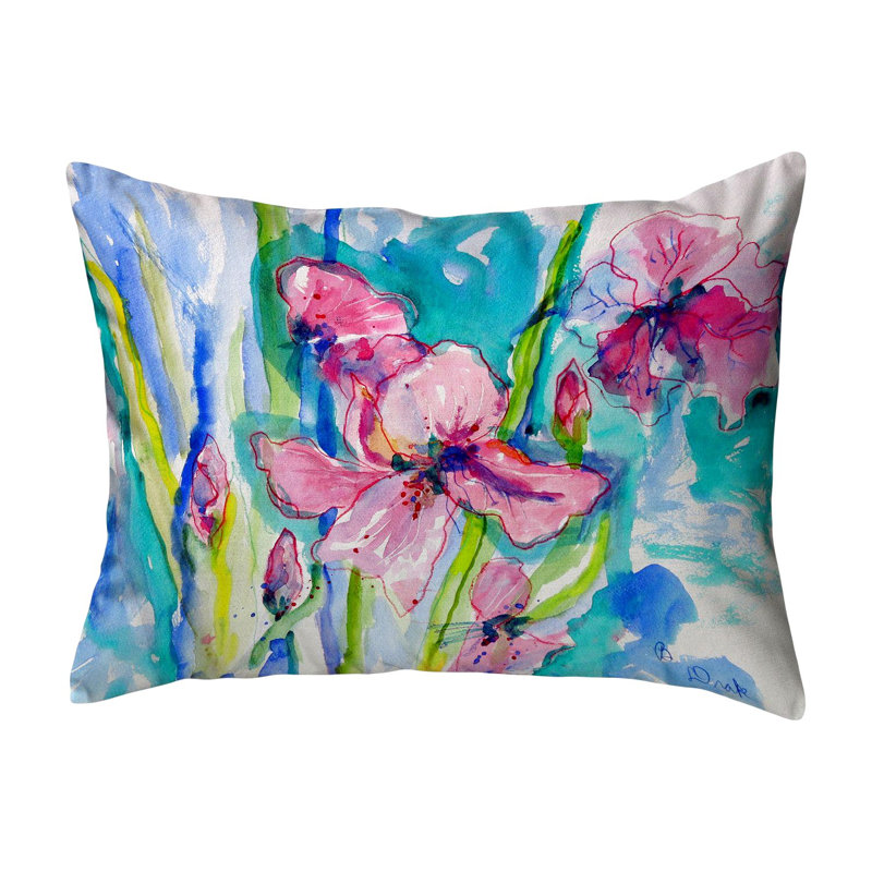 Outdoor Reversible Throw Pillow