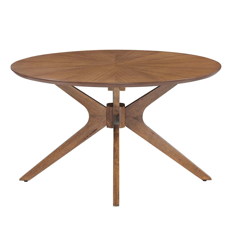 Modway Crossroads Coffee Table, Walnut