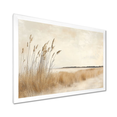 Herbe de la pampa côtière Nordicneutral I - Tableau encadré de prairie