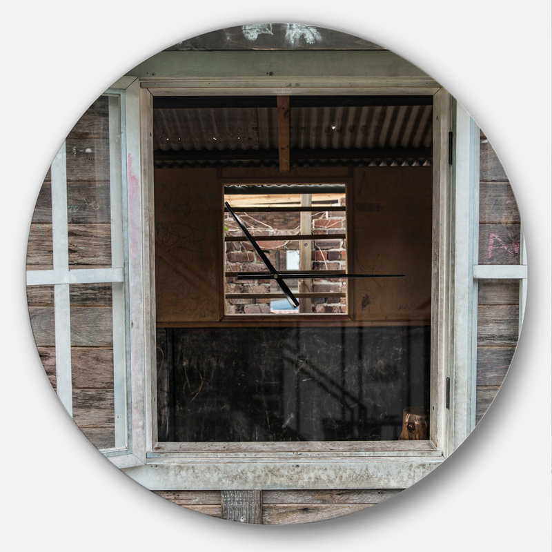 Horloge murale Swigart Farmhouse Designart, Grand