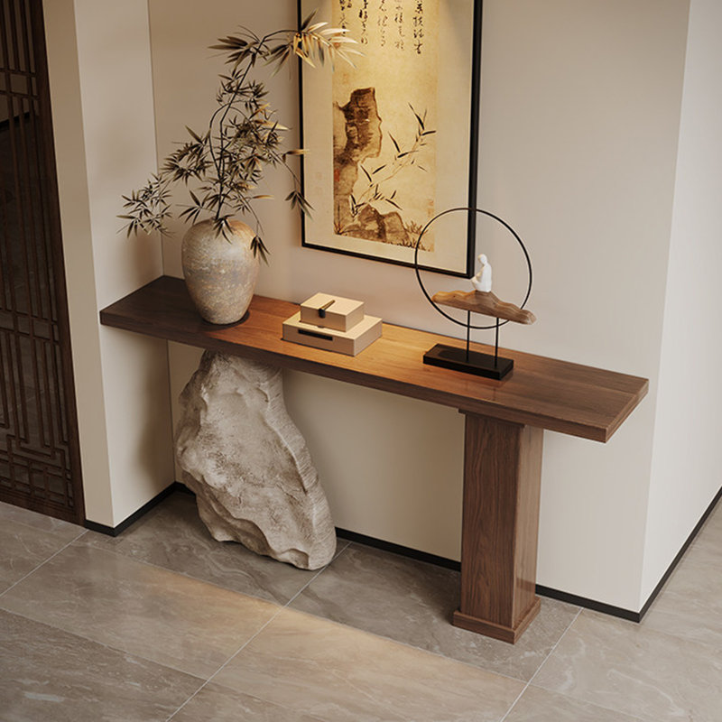 Chinese style modern fashionable console table, 31.5" H x 63" W x 11.8" D