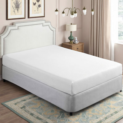 8 Inch Plush Gel Memory Foam Mattress in a Box - Cooling Pressure Relief & Motion Isolation Support