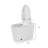 Smart Toilet With Foot Sensor Flush, Heated Seat, Warm Air Dryer, Remote & Knob Control