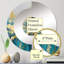 Miroir mural demi-cercle Golden Explosion Triangles IV-101221583