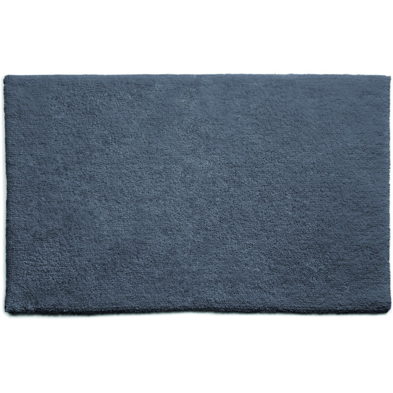 Dithusan Plain Bamboo Bath Mat, 100cm L x 60cm W, White