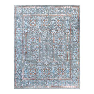 Overdyed One-of-a-Kind 8' 1" X 10' 1" Hand Knotted Area Rug
