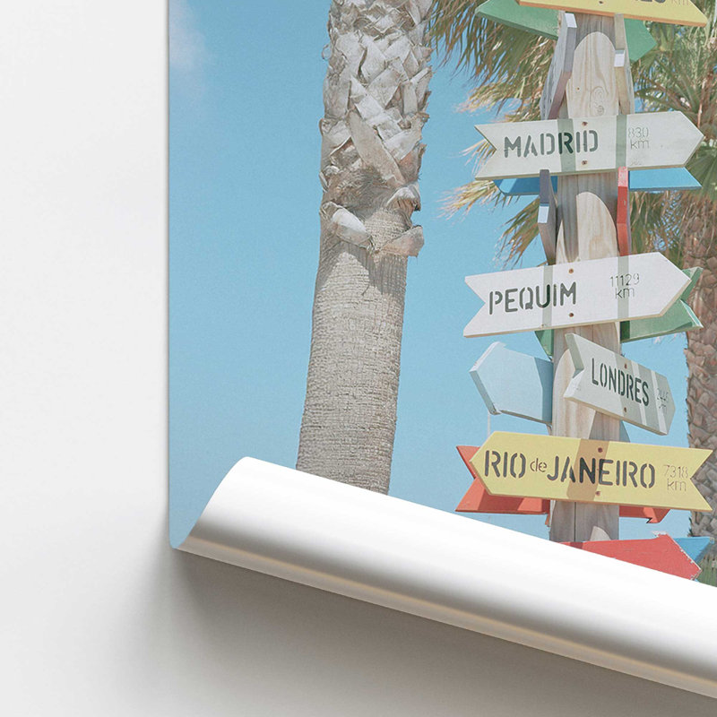 Direction to Daydreams, reproduction d'art, H 11 po x l 14 po, Impression sans cadre