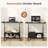 Manual Height Adjustable Standing Desk with Storage Shelf, Portable Mobile Computer Desk-974665866