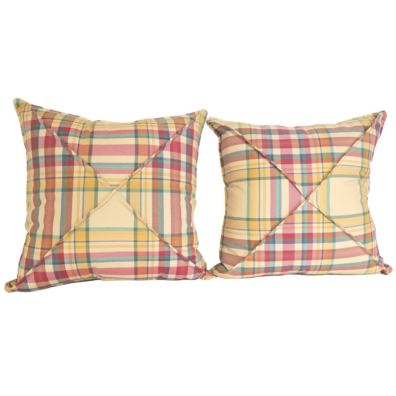 RLF Home Lot de 2 coussins décoratifs Syon Park à motifs croisés