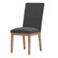 Chaise de salle à manger rembourrée en lin Irving Place Parsons-537581935-611458810