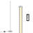 Adjustable Height Dimmable LED Corner Floor Lamp with Remote Control-393630063-401974191