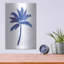 Bay Isle Home™ «Blue Palm Tree III» par Seven Trees Design, art mural en métal-813405829
