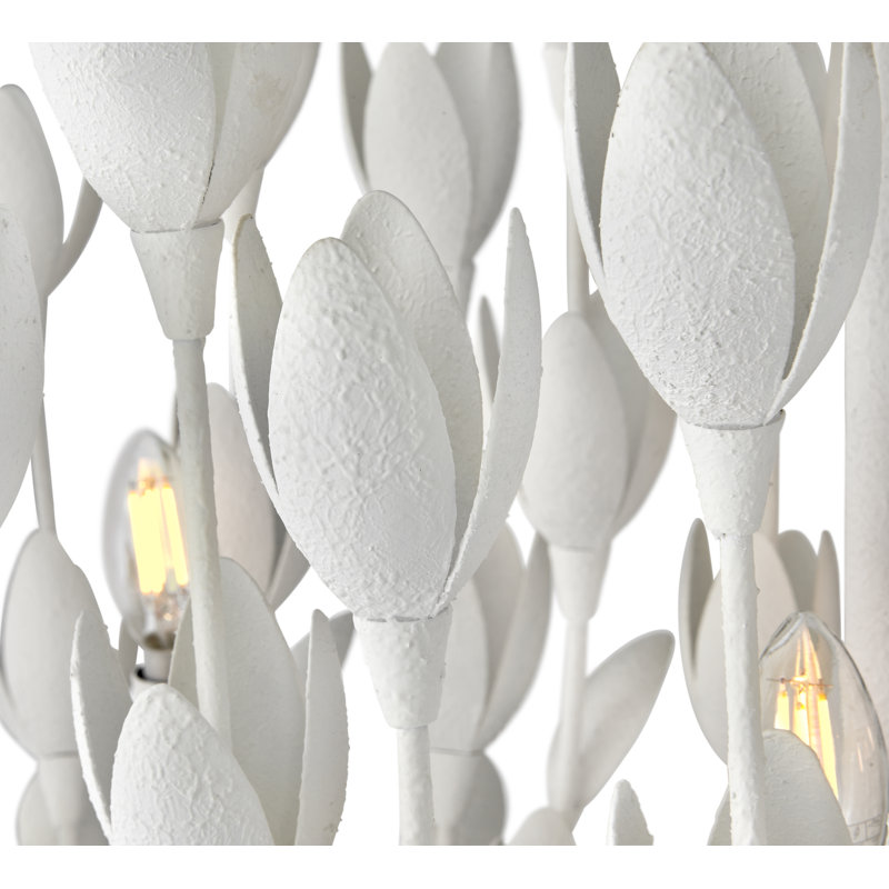 Hinkley Flora Linear Chandelier, Textured Plaster