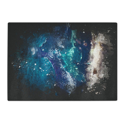 In Awe of the Ocean Paint Splash Chopping Board